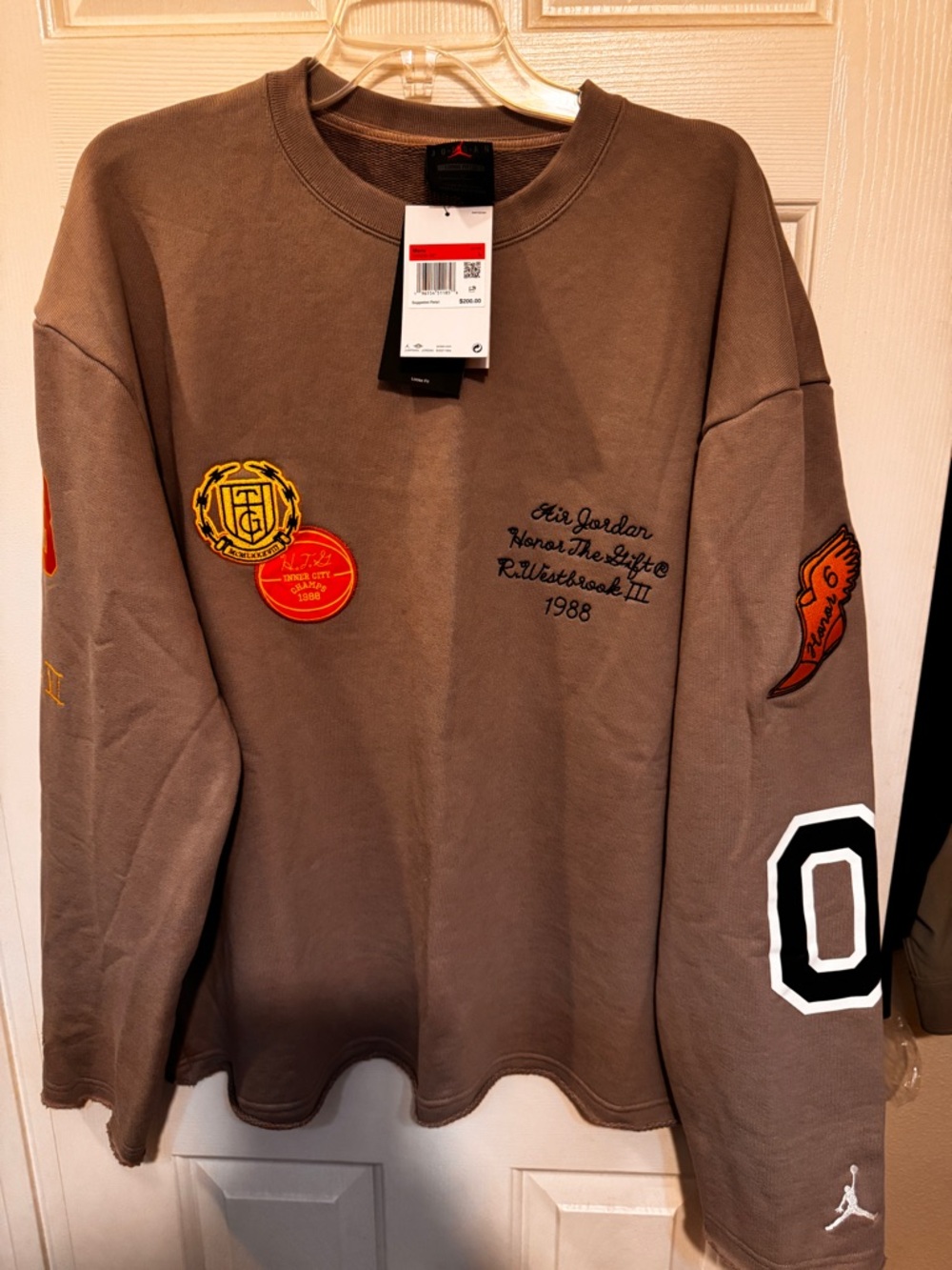 Jordan Westbrook sweater